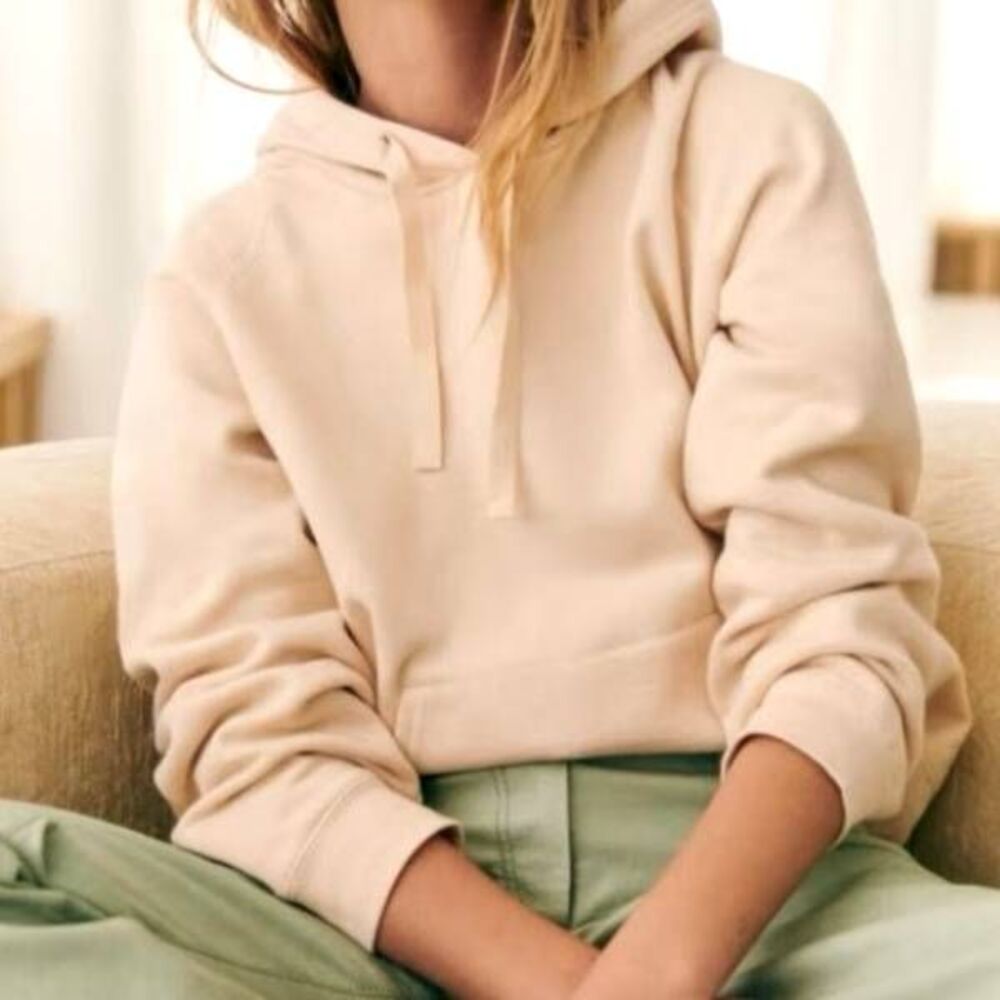 Sezane Lexi Cream Sweatshirt